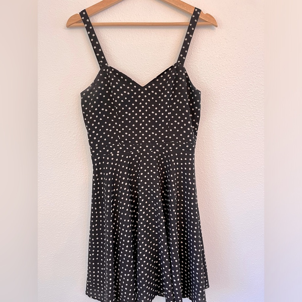 Maeve Anthropologie short sleeveless polka dot dress size xsmall women’s